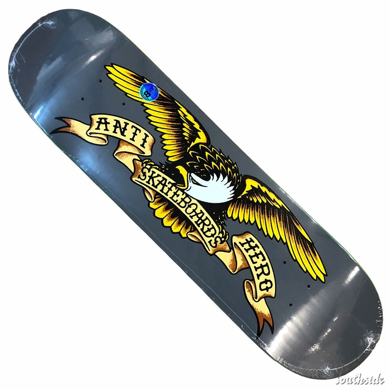 Classic Eagle Gray 8.25×31.6 Antihero Skateboard Deck