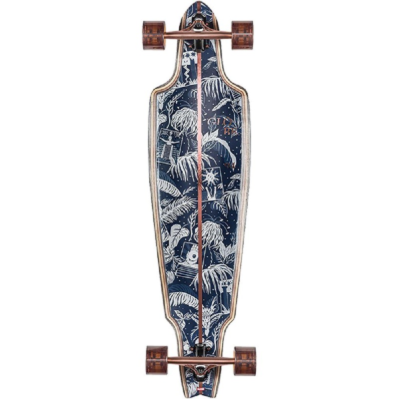 Globe Prowler Classic Comp Rosewood/Copper 38″ Drop Through Longboard Complete