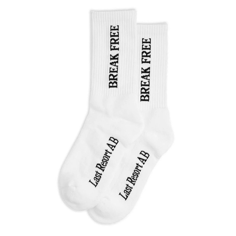 Last Resort AB Break Free Crew Socks White 7-9