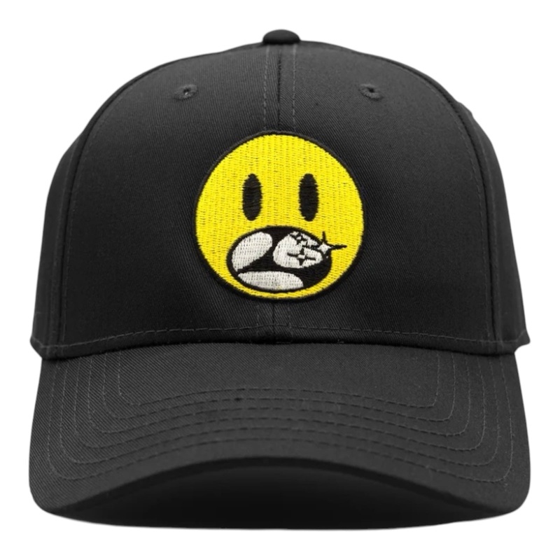 LIMOSINE SMILEY HAT BLACK OS