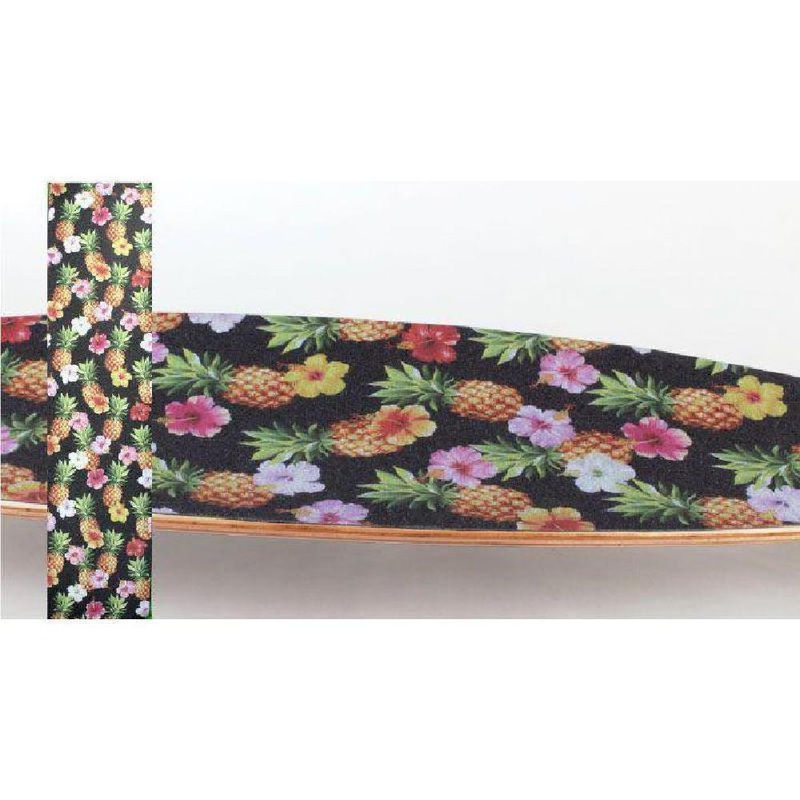 Longboard Skateboard Pineapple Flower 42″ x 10″ Griptape Sheet