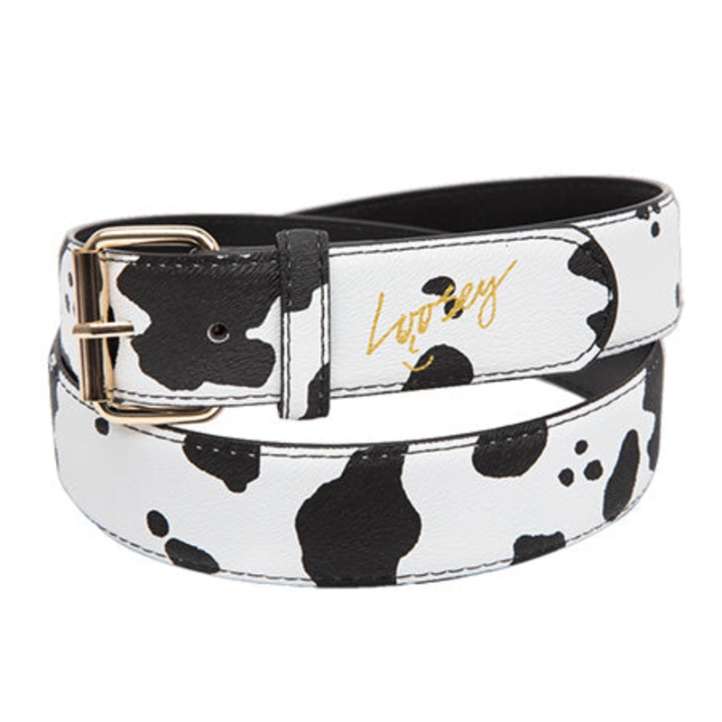 Loosey Moosey Belt White/ Black One size fits all