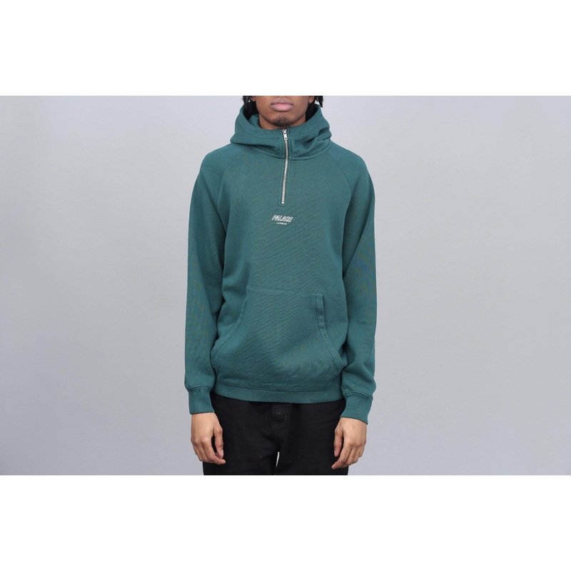 Palace Q-Zip Hood Green Small