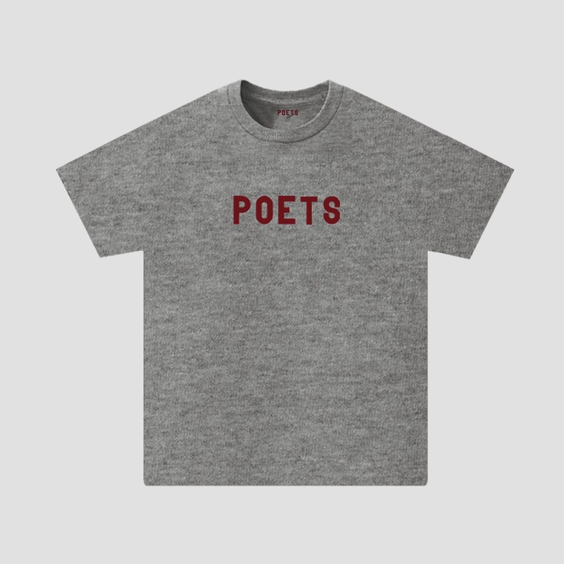 Poets OG Poets T-Shirt Heather Grey Small