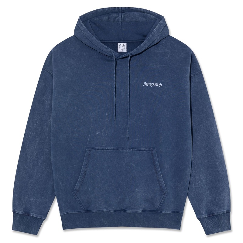 Polar Acid Frank Hoodie Surf Logo Dark Blue M