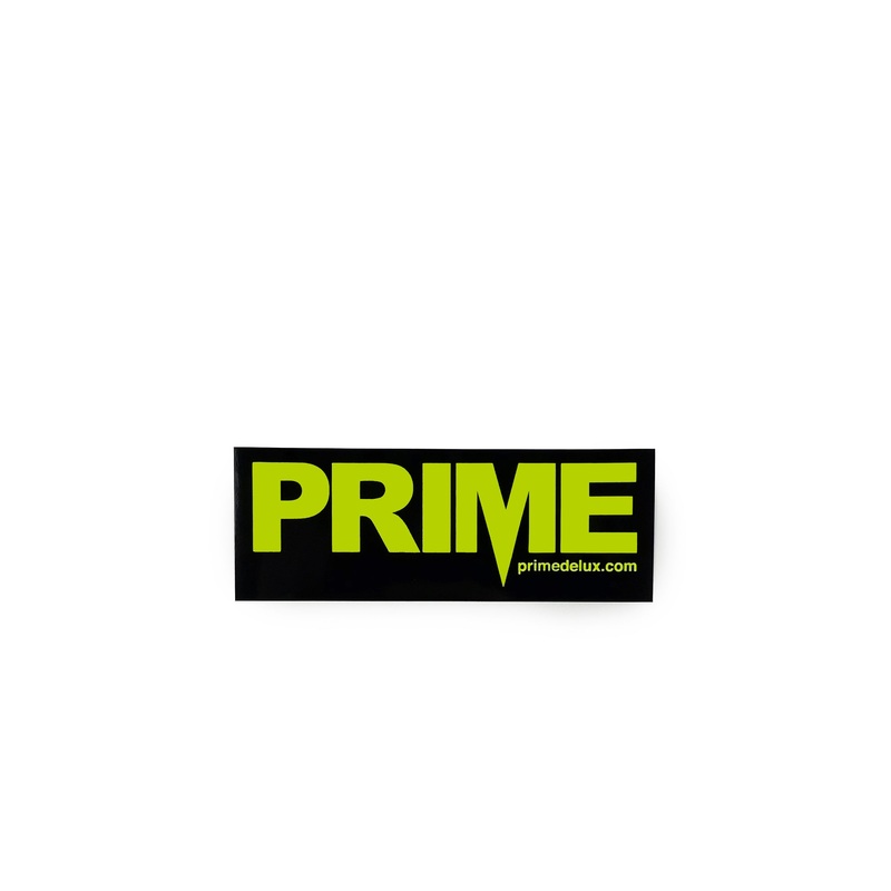 Prime Delux OG Sticker M – Neon Yellow / Black
