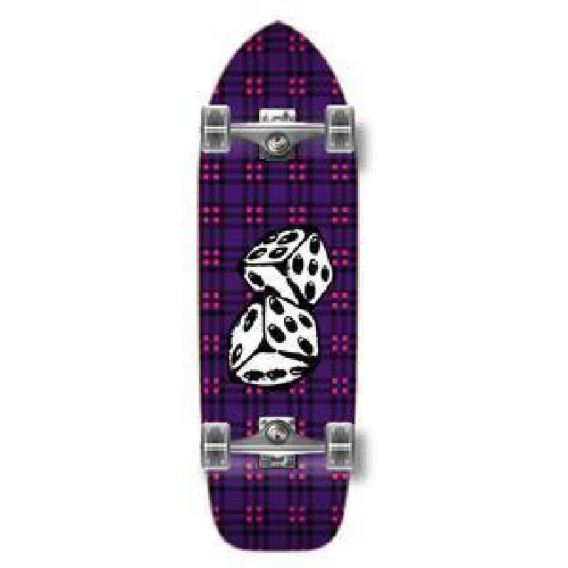 Punked Old School Longboard Complete – Dice Complete