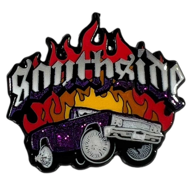 Purple Sparkle Southside Lowrider Southside Pin by Whatafitted