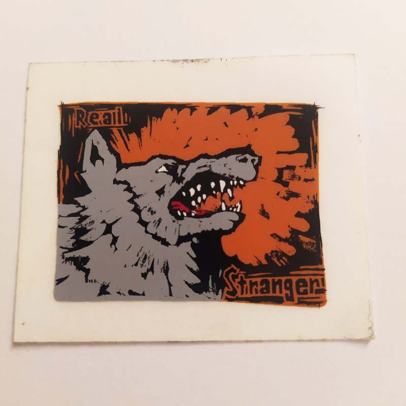Real Skateboards – Julien Stranger Old Skateboard Sticker