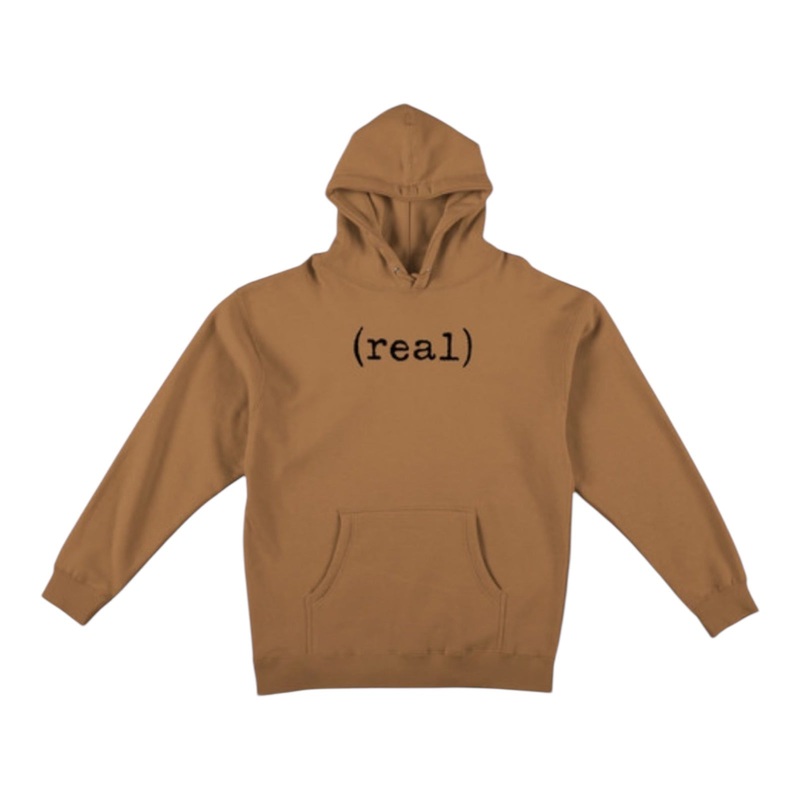 Real Skateboards Lower Sandstone Pullover Hoodie S