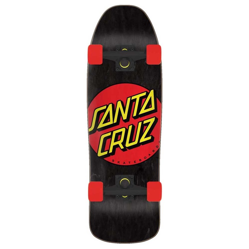 Santa Cruz Classic Dot 80s Cruzer Skateboard 9.35″ 9.35