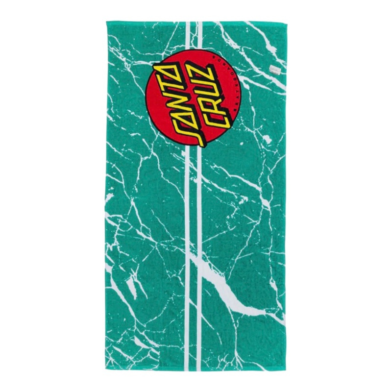 Santa Cruz Towel Classic Dot Teal Marble OS