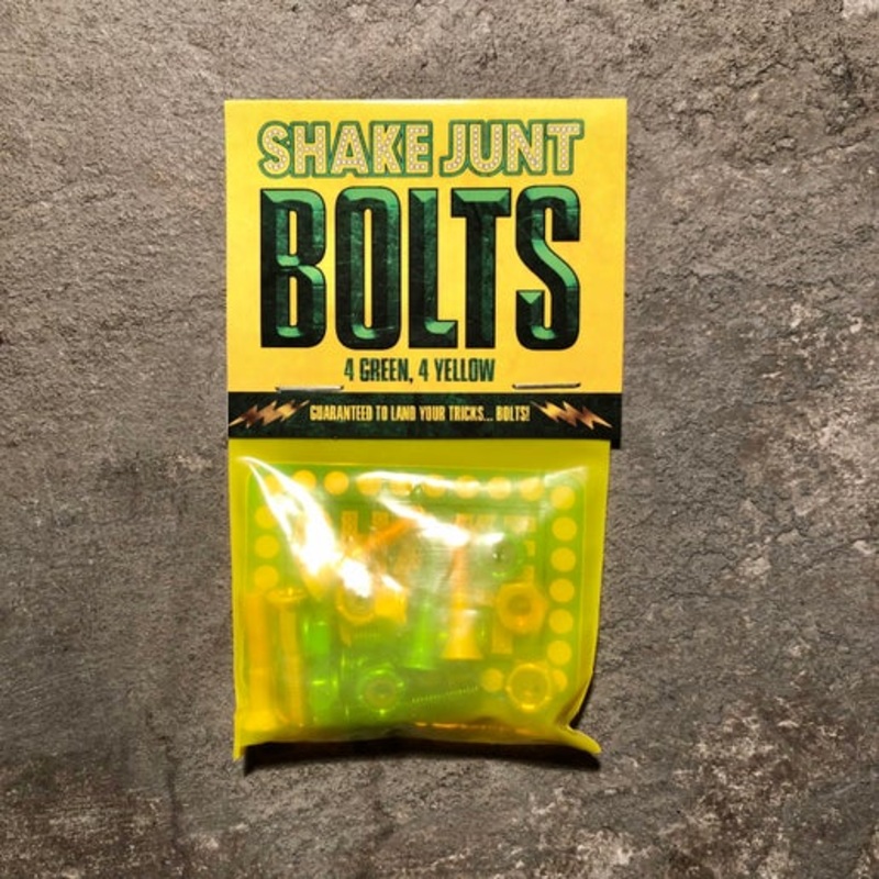 Shake Junt – Bag O’ Bolts – Green – Yellow 1″ Phillips