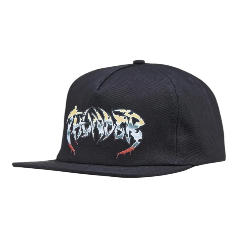 Thunder Severed Snapback Hat black OS