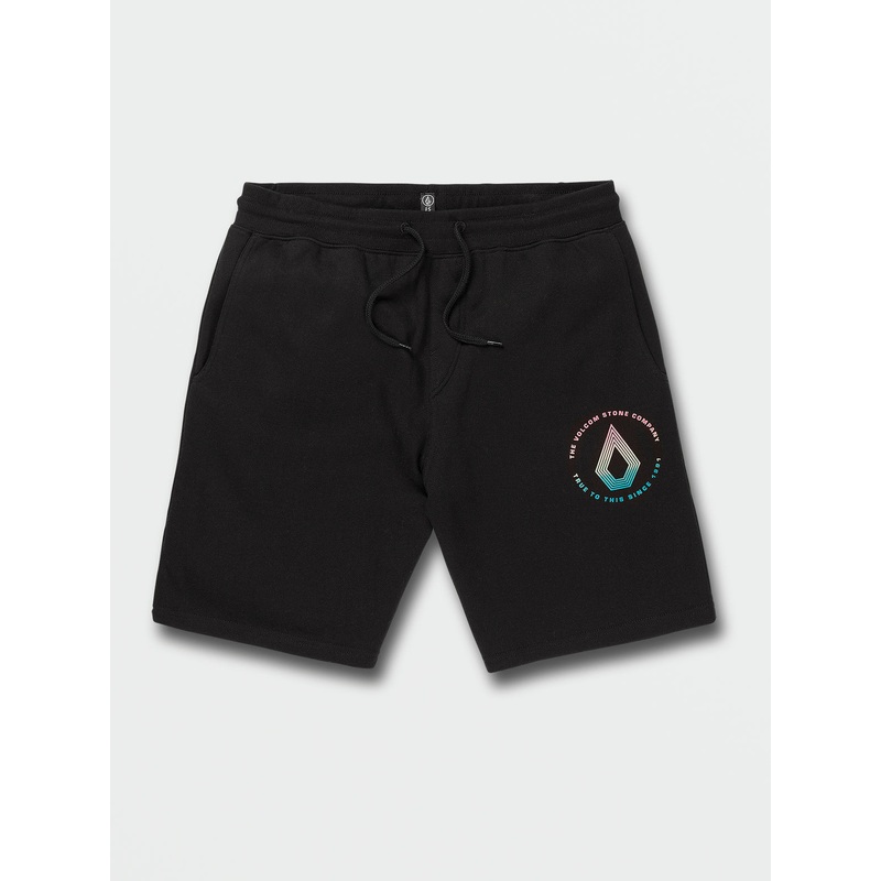 Volcom Booker Fleece Shorts Small Black