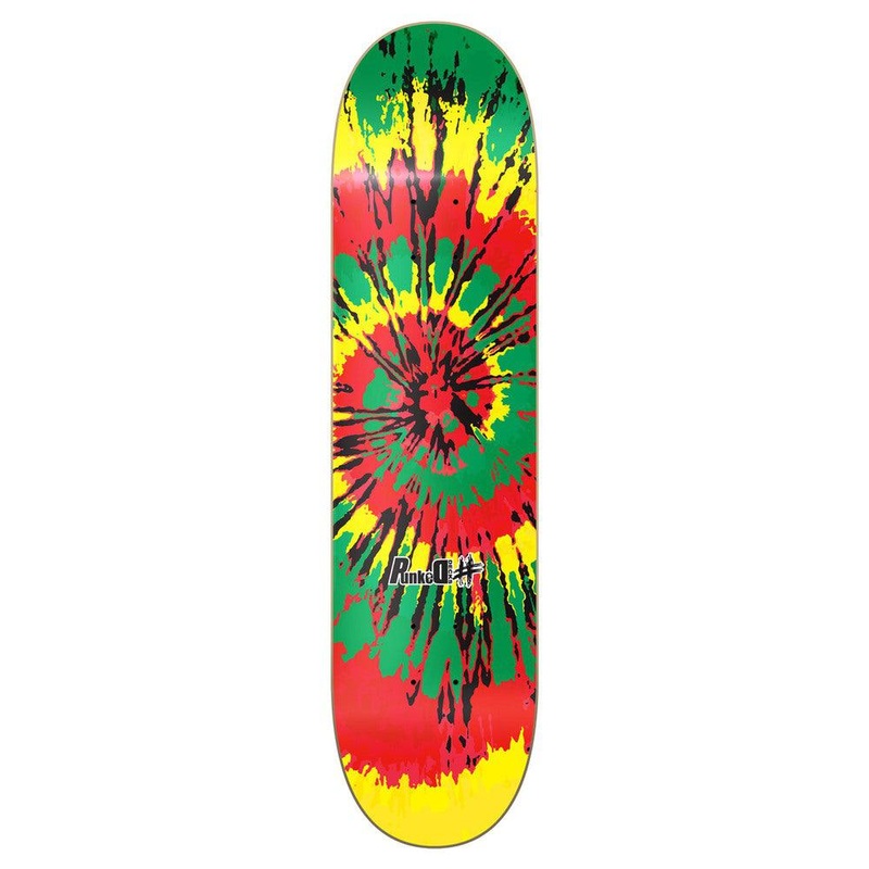 Yocaher Graphic Skateboard Deck – Tiedye Rasta 7.5″