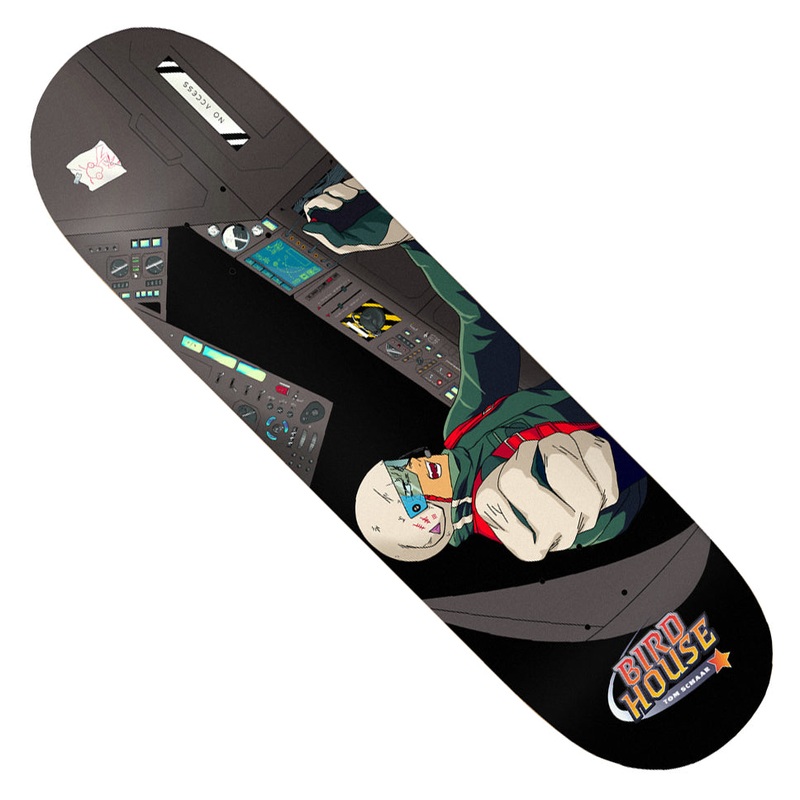 Birdhouse Tom Schaar Red Shift Deck Multicolor 8.5 x 32 WB:14.5