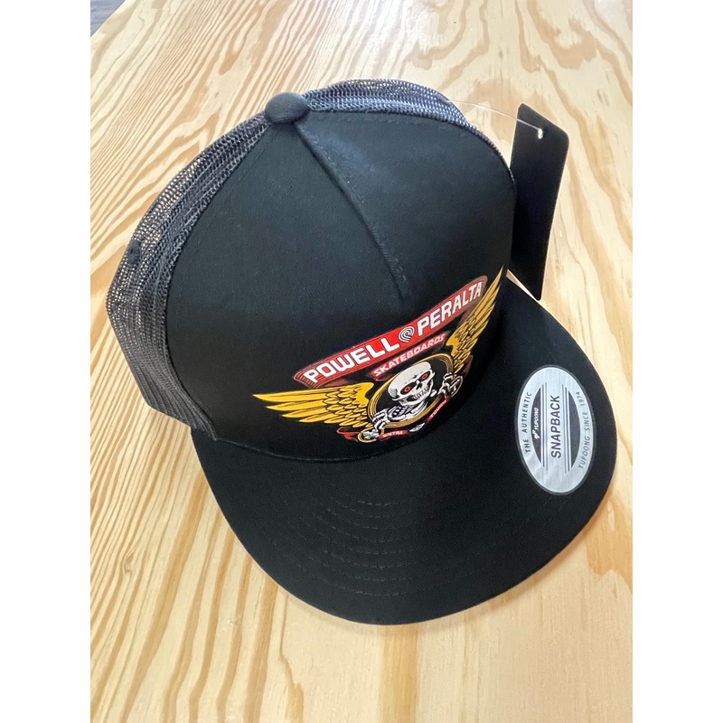 CAP TRUCKER PP WINGED RIPPER BLACK
