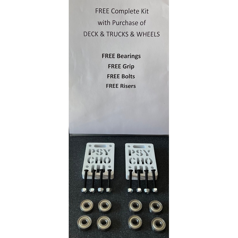 FREE KIT >with Purchase< of Deck & Trucks & Wheels