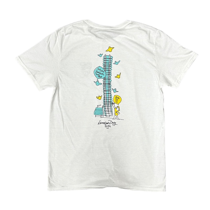 GONZ X MODERN SKATE SHOP DAY 2024 DECK WALL TEE