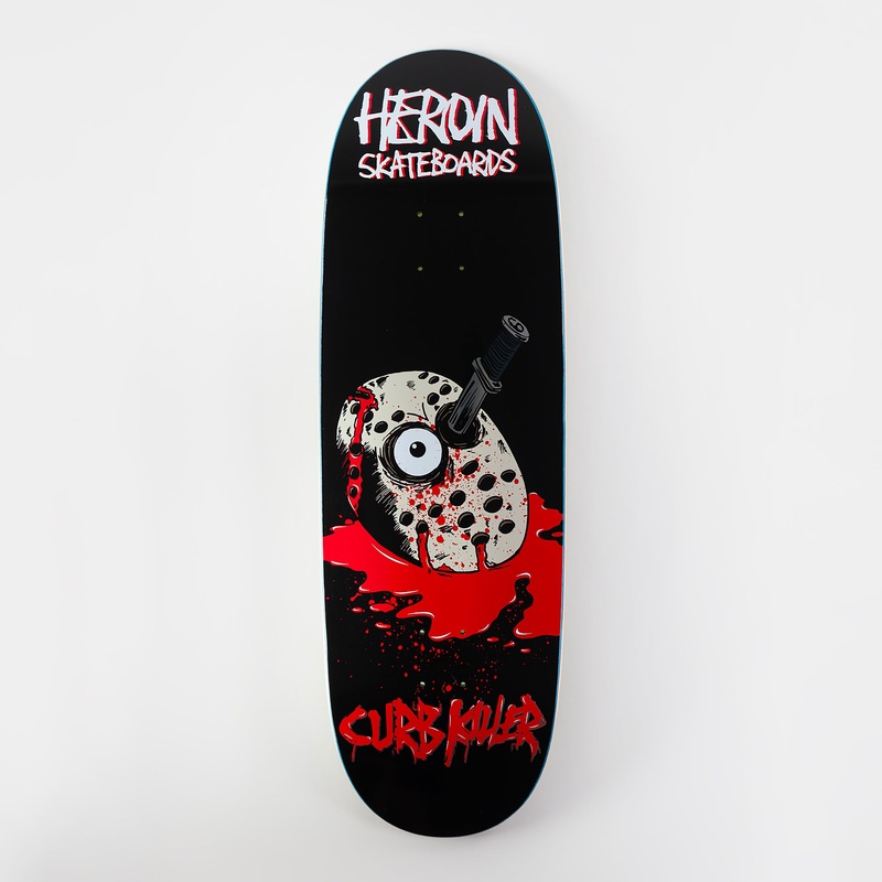 Heroin 10″ Curb Killer 6 Deck – Black 10″