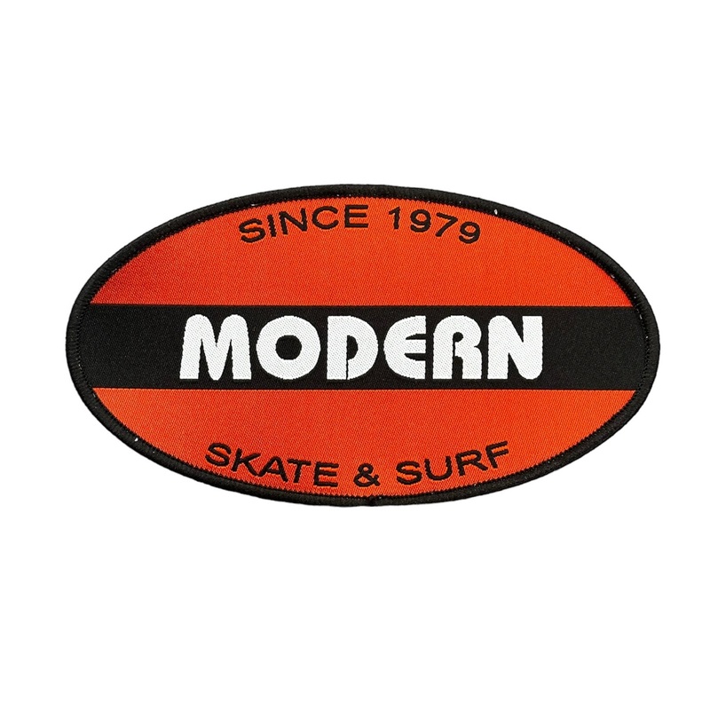MODERN SKATE & SURF OVAL PATCH