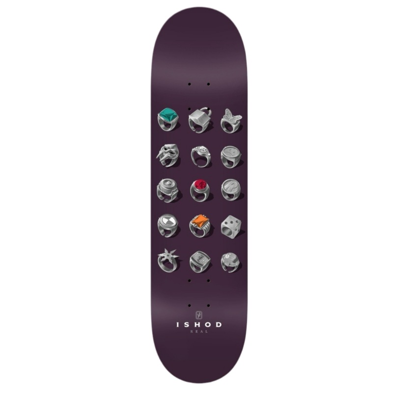 Real Ishod Jeweler Symmetrical Twin Tail 8.25″ Skateboard Deck 8.25″ WB 14.33″