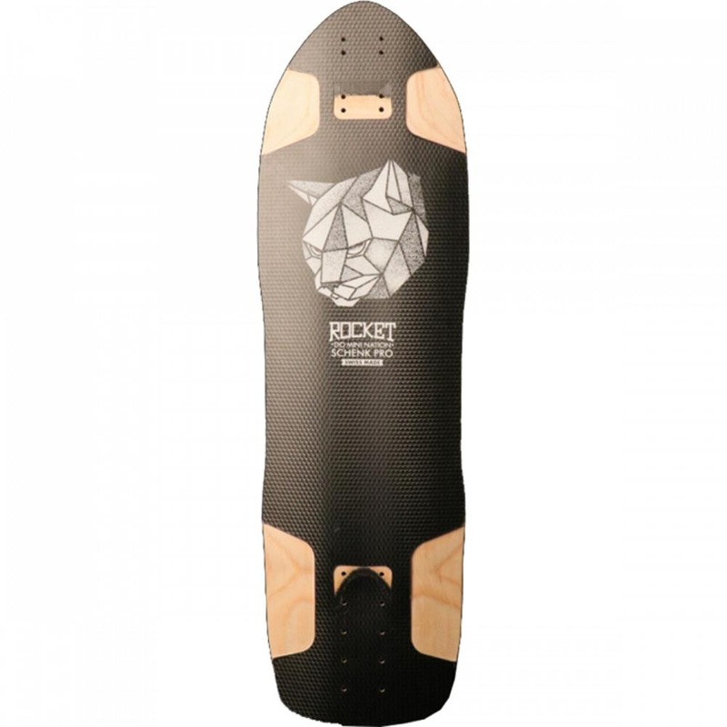 Rocket Domination Schenk 31″ Downhill/Freeride Longboard Deck – 10th Year Series Deck
