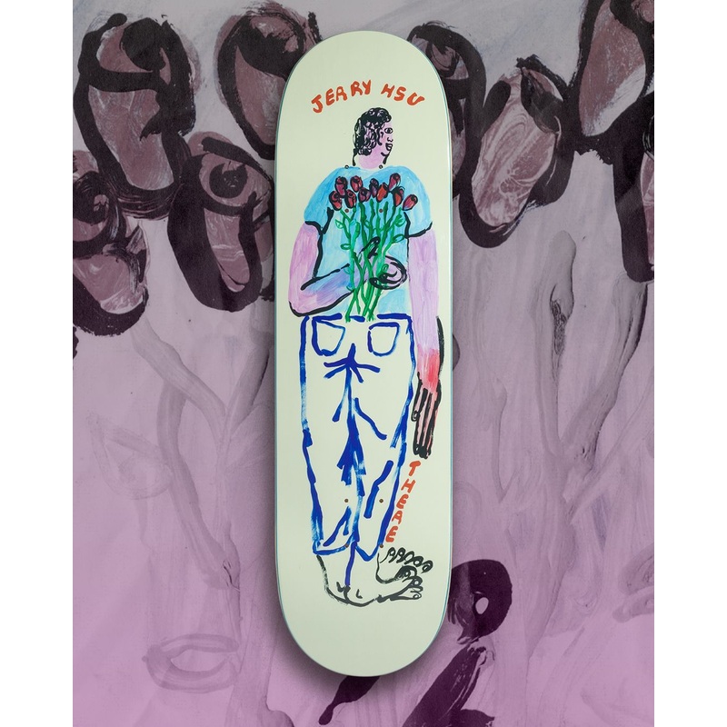 THERE ILYSM JERRY HSU GUEST SSD LTD. SKATEBOARD DECK
