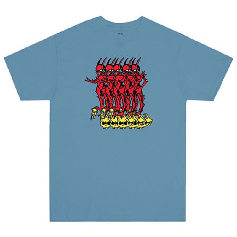WKND Skateboards Vital Nerve T Shirt Slate Medium