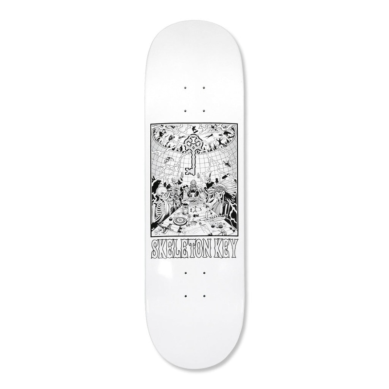 SKELETON KEY COUNCIL OF RAD II SKATEBOARD DECK