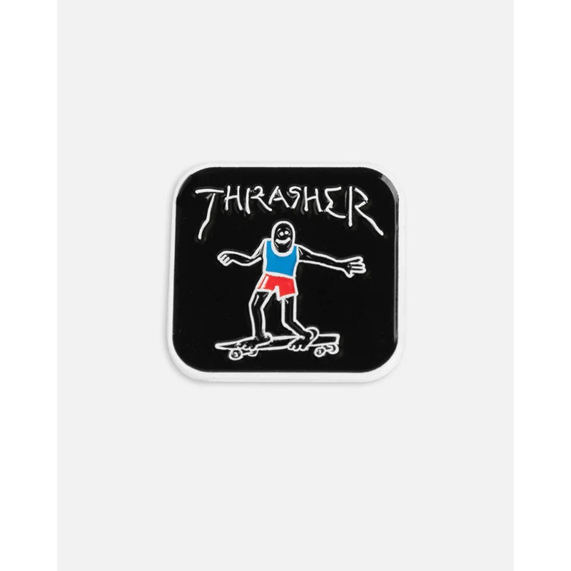 THRASHER GONZ LOGO LAPEL PIN