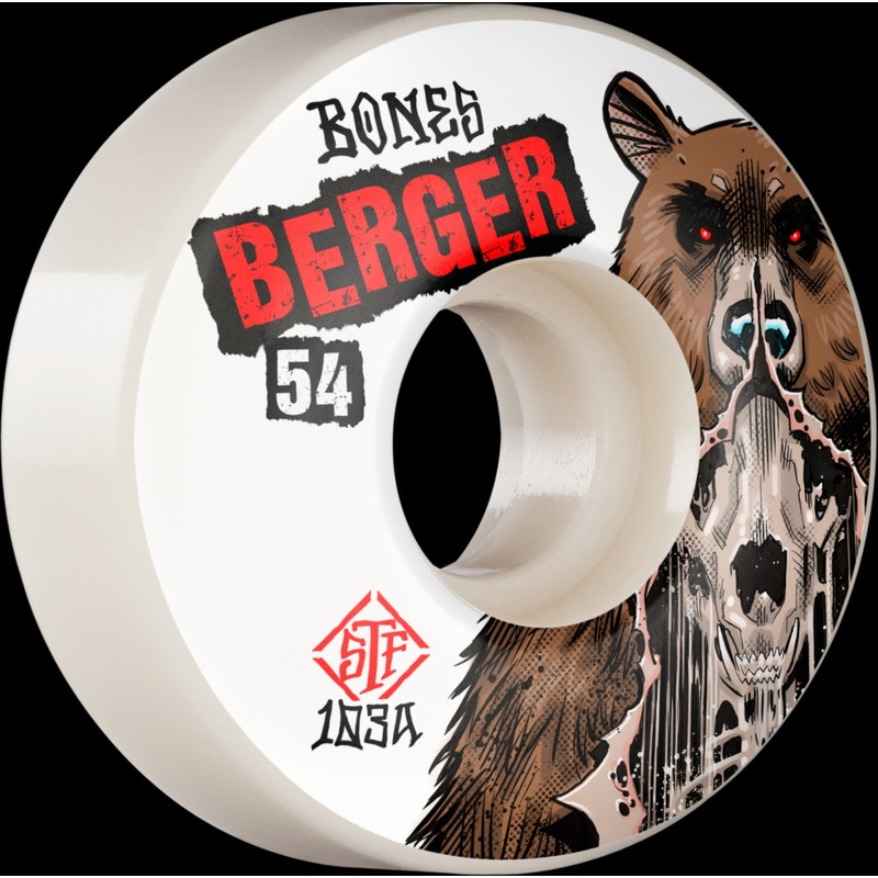 BONES SKINNED PRO STF V3 SLIMS SKATEBOARD WHEELS