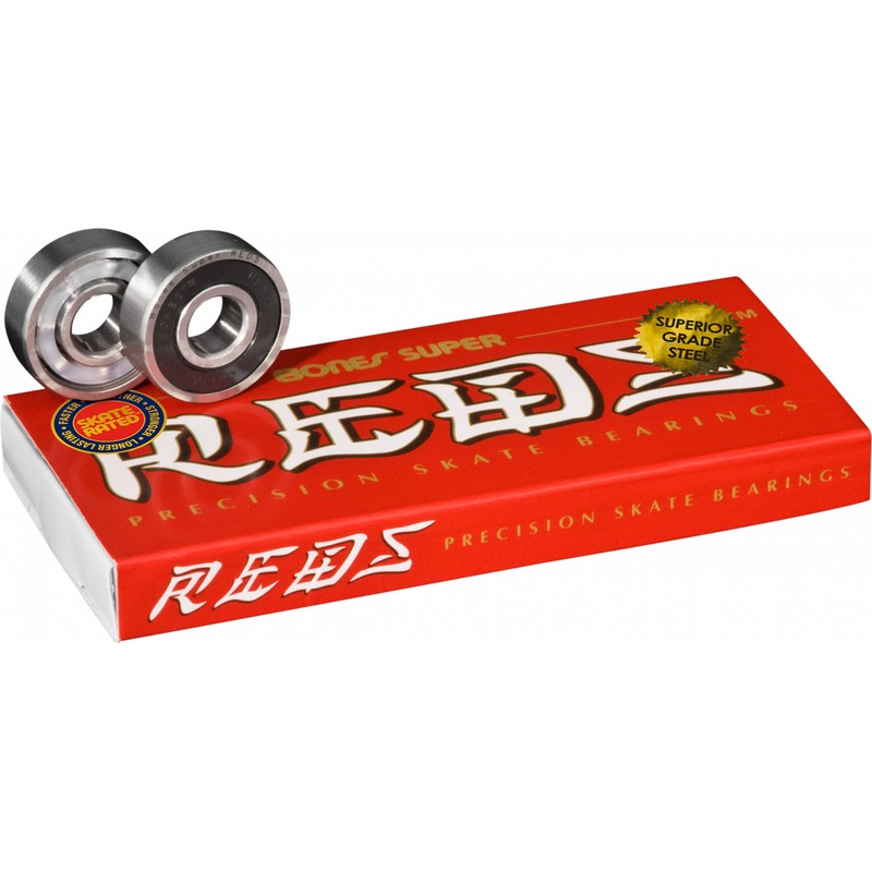 BONES SUPER REDS BEARINGS (8-PACK)