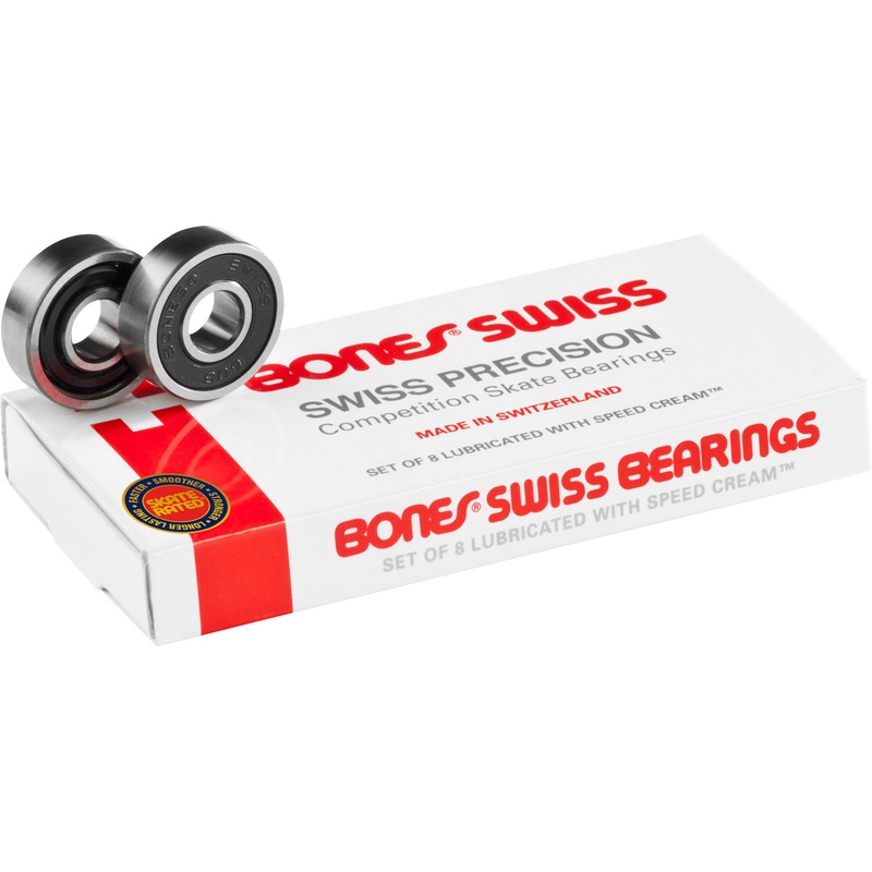 BONES SWISS BEARINGS-8MM (8-PACK)