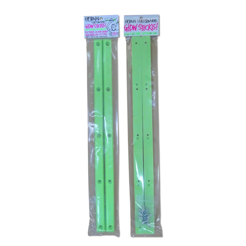 HEROIN SKATEBOARDS GLOW STICK SKATEBOARD RAILS