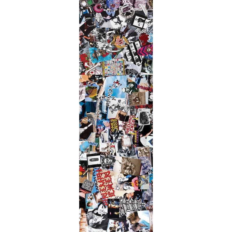 POWELL PERALTA ANIMAL CHIN COLLAGE GRIP TAPE SHEET 10.5