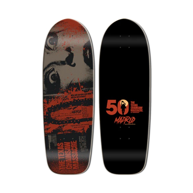 MADRID TCM HARDESTY RETRO MARTY SHAPE SKATEBOARD DECK