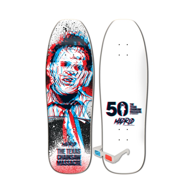 MADRID x TCM POOL SUN SHAPE SKATEBOARD DECK 3D