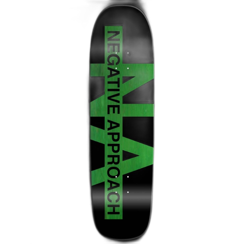 CHARACTER X NEGATIVE APPROACH LOGO SKATEBOARD DECK