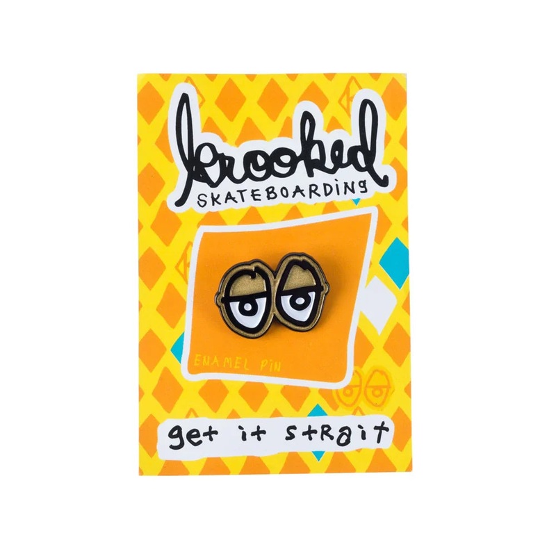 KROOKED EYES LAPEL PIN