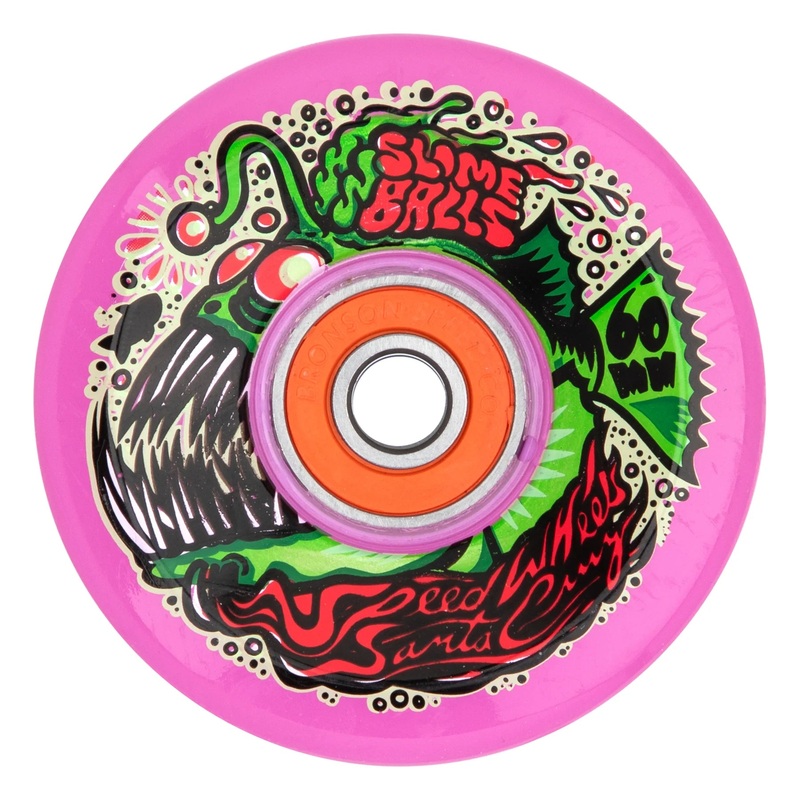 SLIME BALLS LIGHT UPS  SKATEBOARD WHEELS