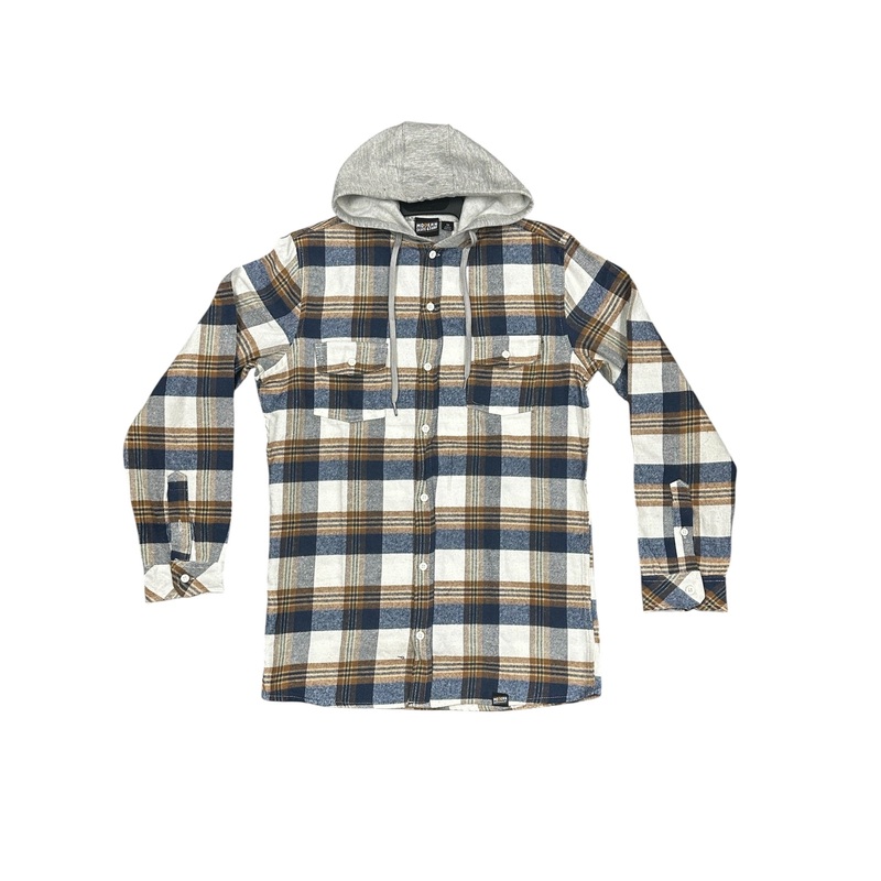 MODERN SKATE & SURF HOODED FLANNEL