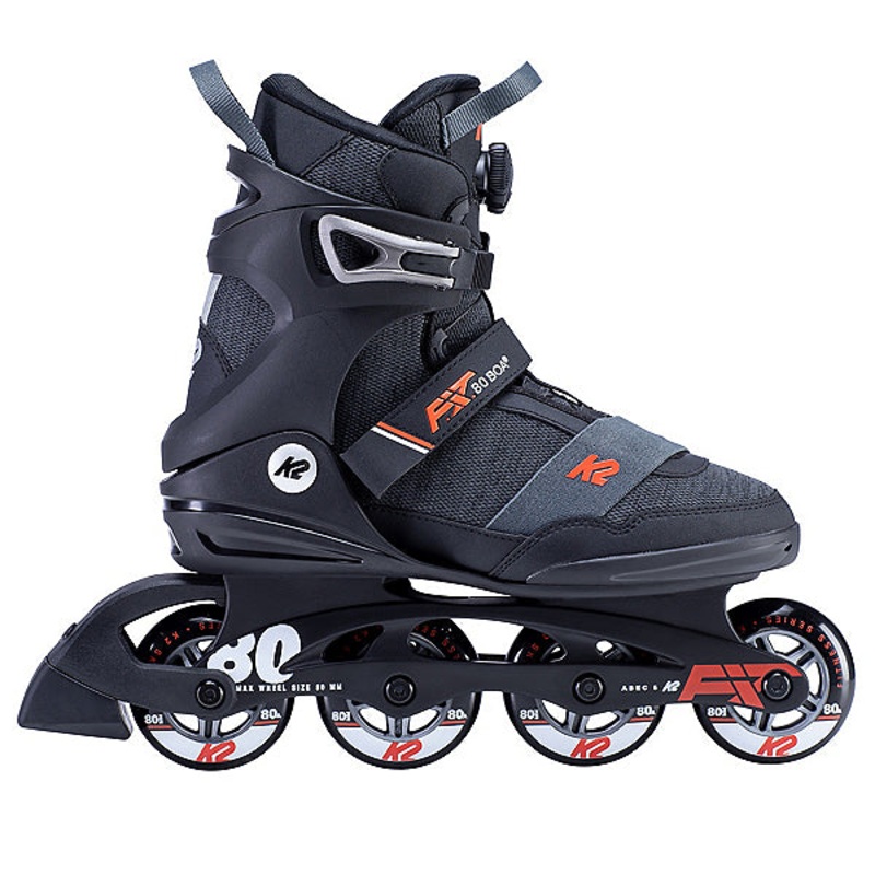 K2 F.I.T. Boa 80 Men’s Inline Skate 2021 Black