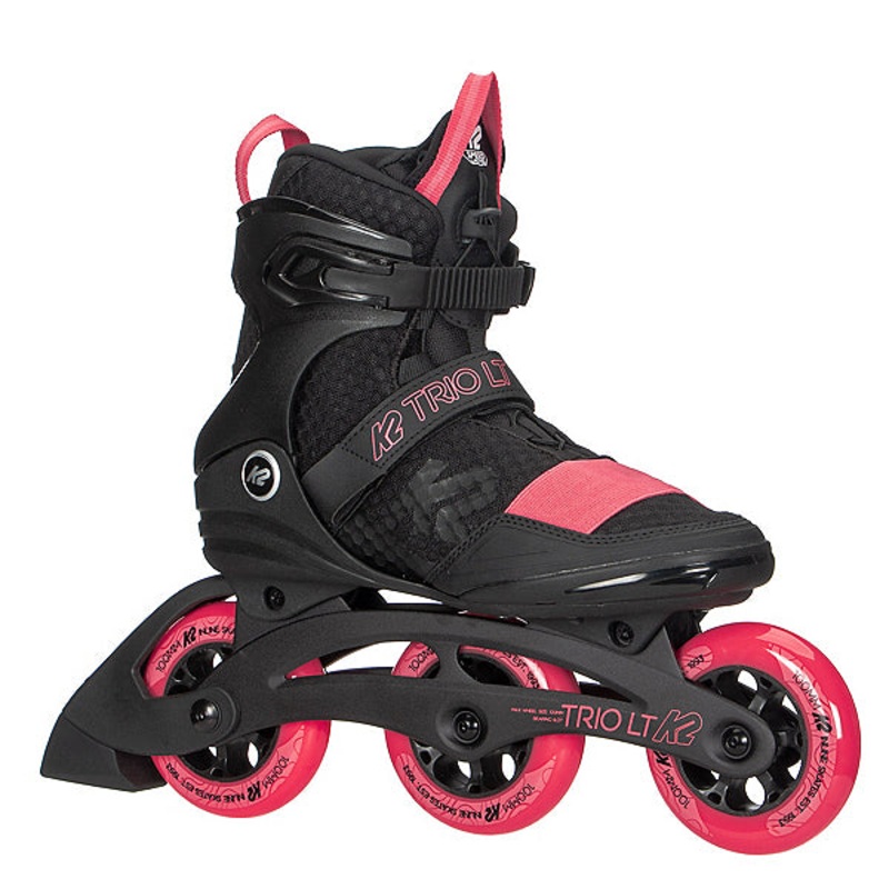 K2 Trio LT 100 Women’s Inline Skates Black/Pink 2021