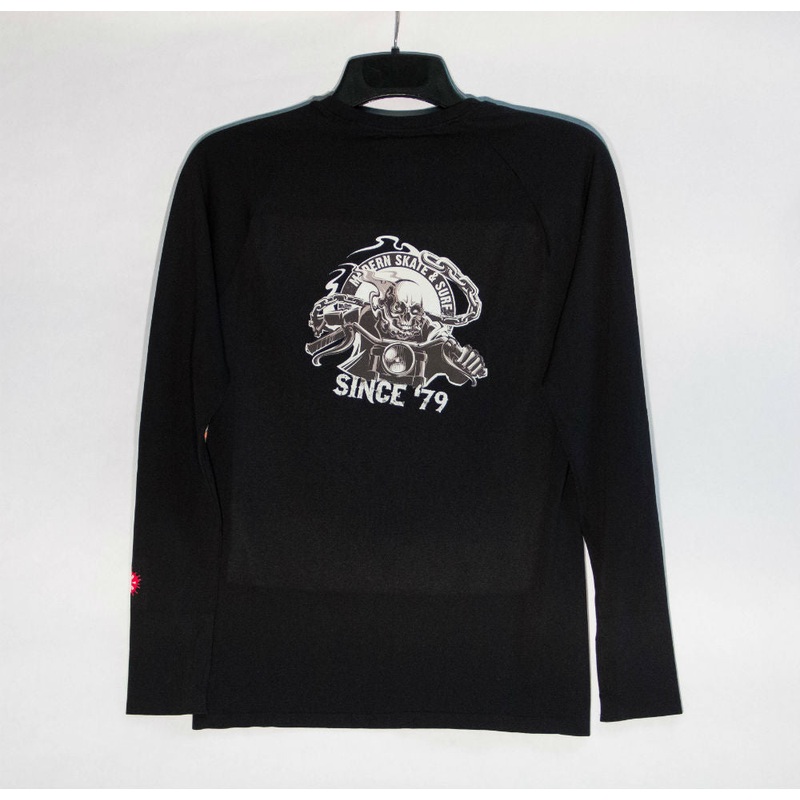 Modern “tech t” long sleeve black