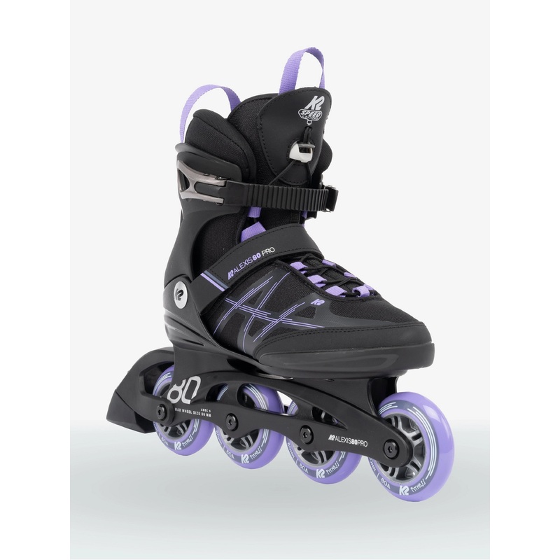 K2 ALEXIS 80 PRO INLINE SKATES 2022-BLACK/LAVENDER