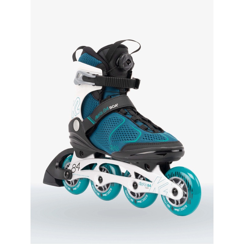 K2 ALEXIS 84 BOA INLINE SKATES 2022-TEAL/WHITE