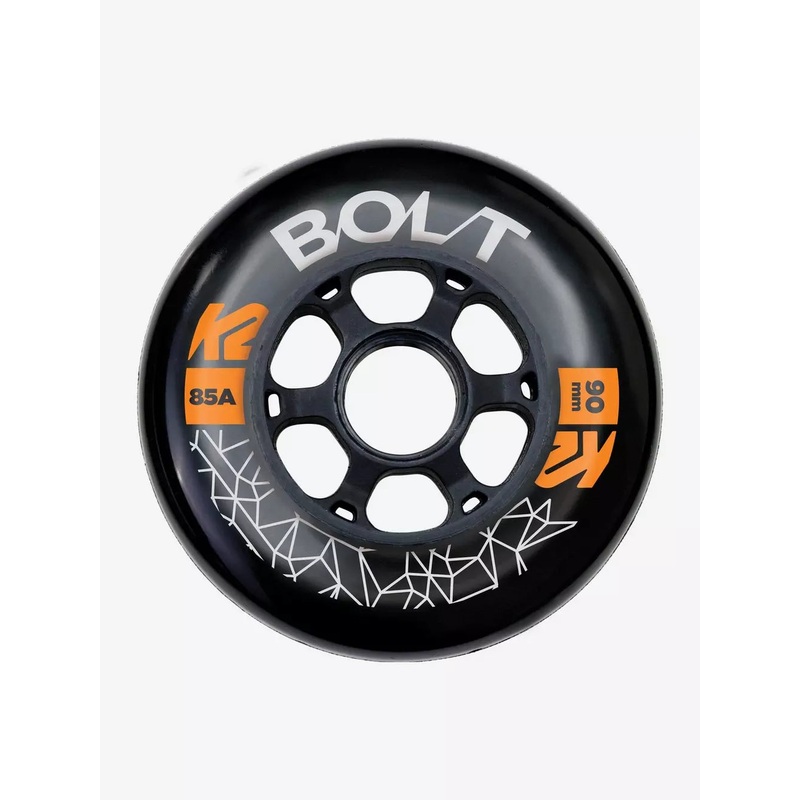 K2 BOLT WHEELS 90MM/85A W/ ILQ 9 BEARINGS 8-PACK