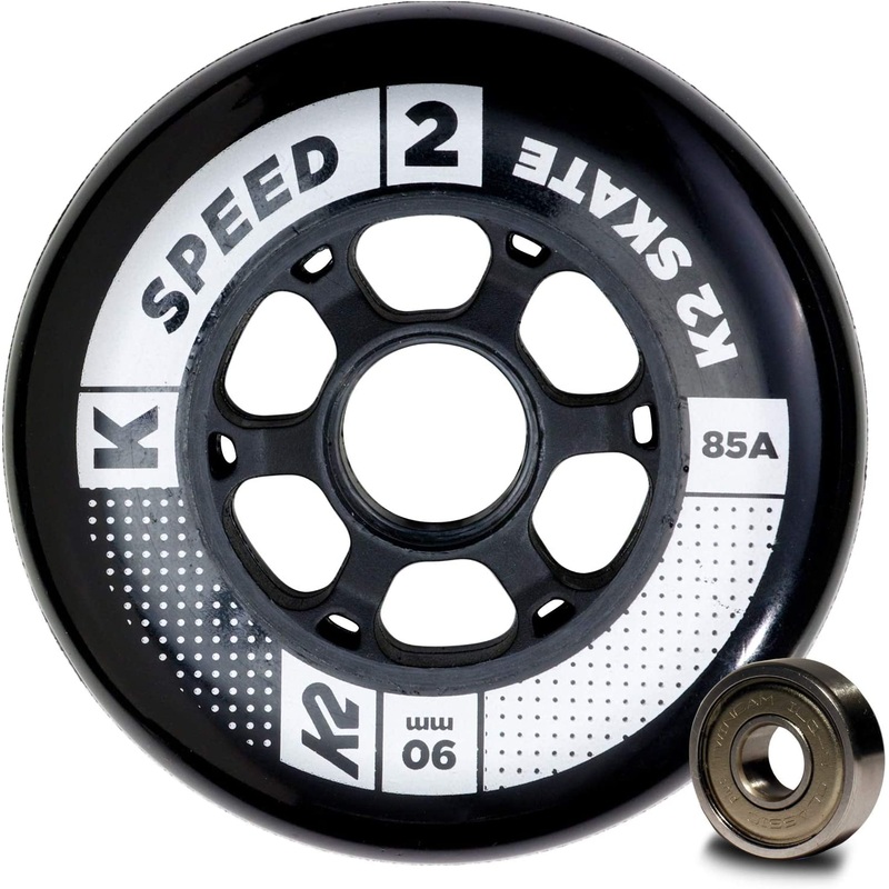 K2 SPEED 90MM WHEEL W/ ILQ 9 BEARINGS 8-PACK